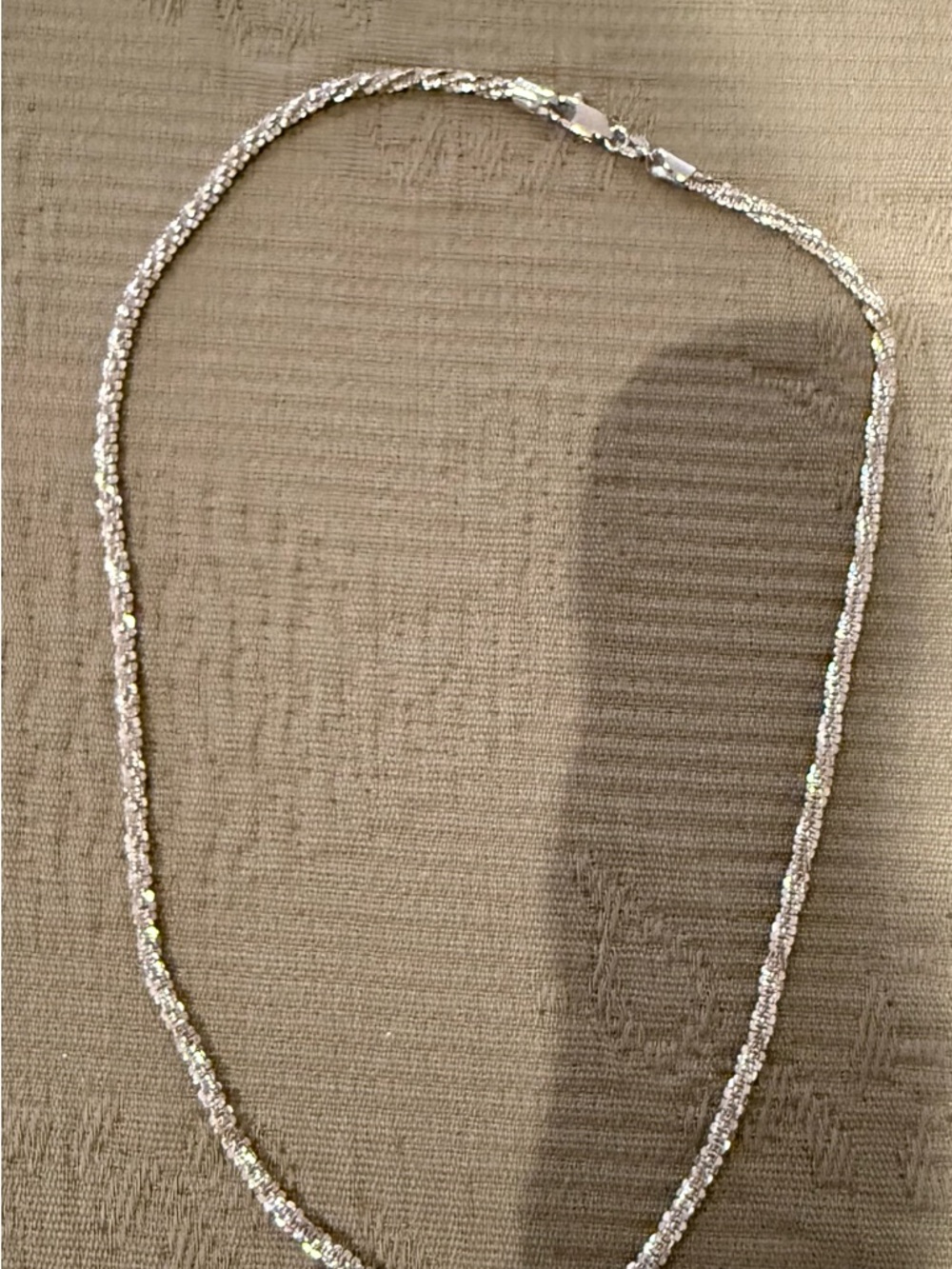 Sparkling Sterling Silver 16” Necklace - Timeless Shine